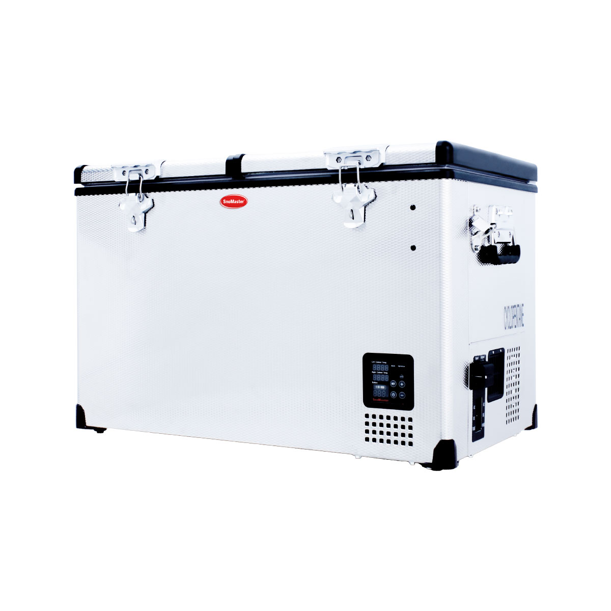 SnoMaster 81.5L Dual Compartment Fridge/Freezer - Stainless Steel - Includes Cover - Image 3