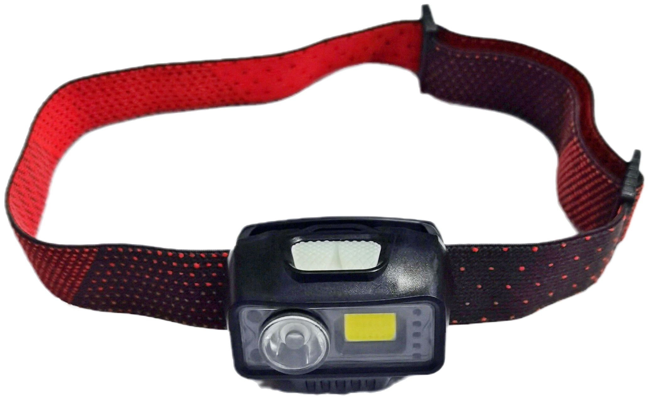 Zartek Headtorch Rechargeable - White/Red - Dimmable - Hand On/Off Sensor - Image 2