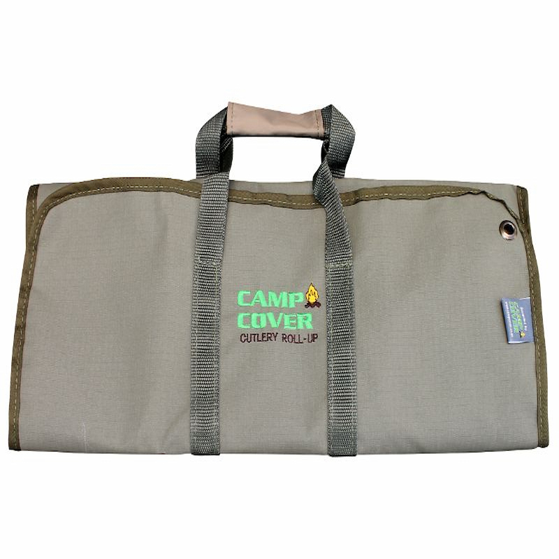 Camp Cover Cutlery Roll-Up Bag - Space for 4 Utensil Sets - Not Kitted - Image 3