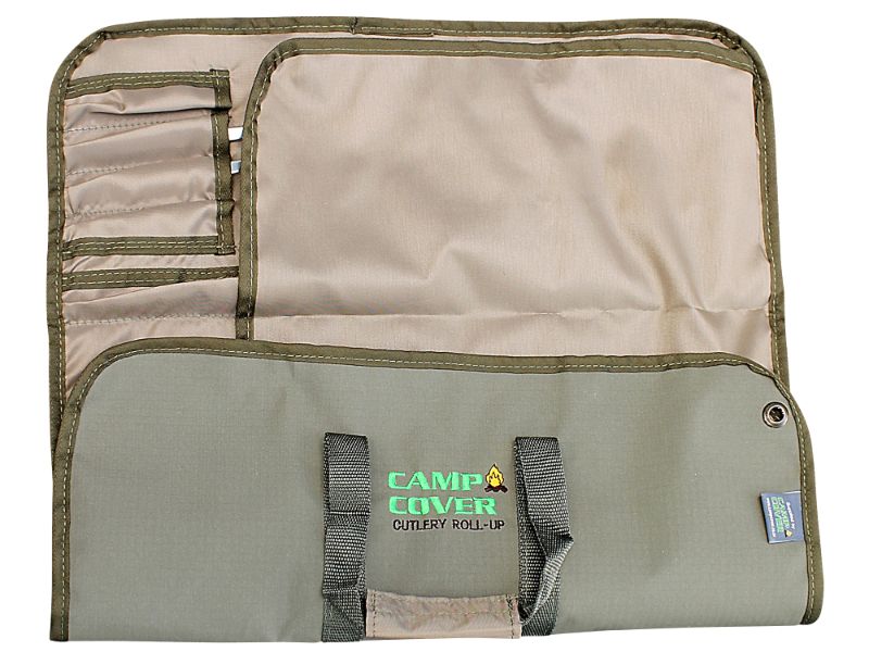 Camp Cover Cutlery Roll-Up Bag - Space for 4 Utensil Sets - Not Kitted - Image 2