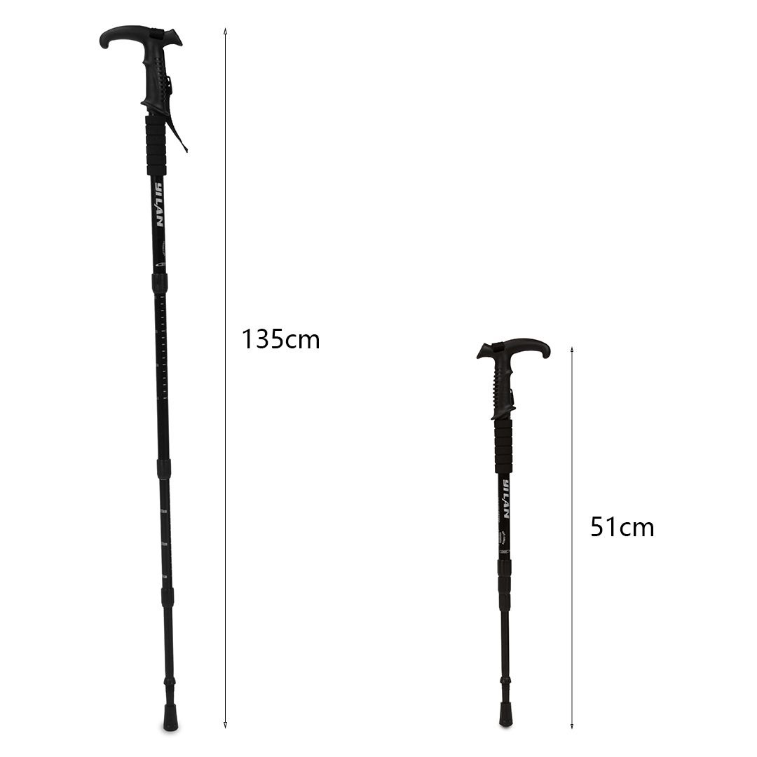 Trekking Pole Aluminum Adjustable with Shock Spring - Image 2