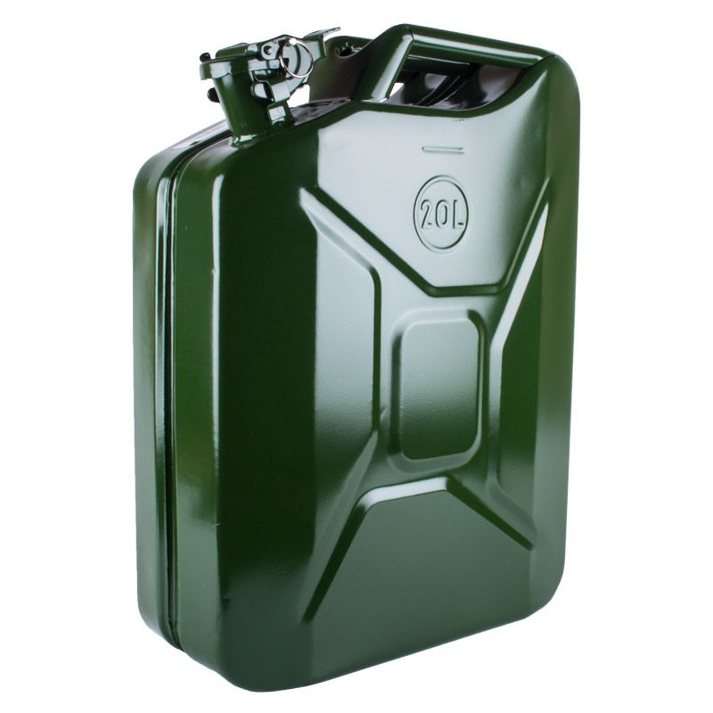 Kaufmann Jerry Can Green Metal Petrol 20L - Supreme Product