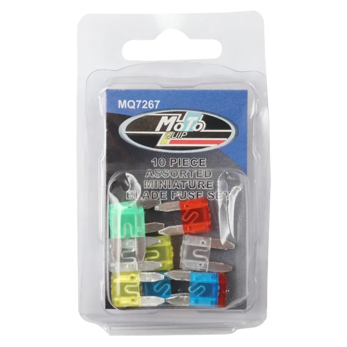 Moto Quip 10 Piece Mini Blade Fuses