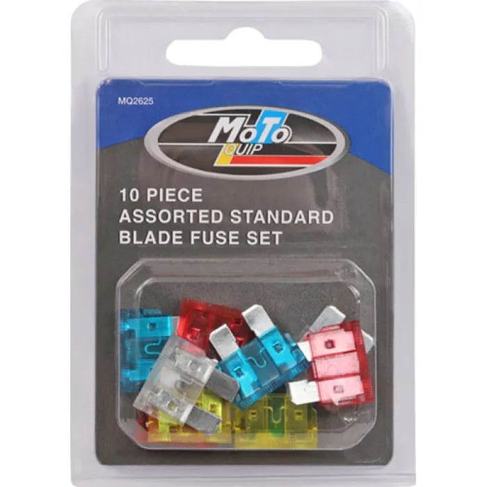 Moto Quip 10 Piece Assorted Blade Fuse Set
