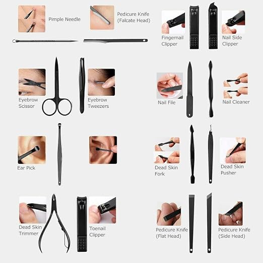 Professional Manicure Set Stainless Steel - Image 4