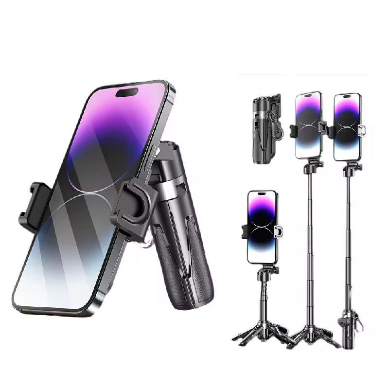 Mini Selfie Stick 41cm with Wireless Rechargeable Remote Control