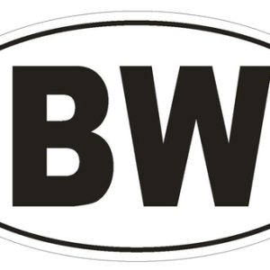 Sticker Botswana BW - Image 2