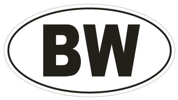 Sticker Botswana BW - Image 2