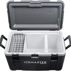 Leisure Quip Ice Master Pro Cooler with Ice Brick, Basket, Chopping Board 70 Liter Capacity